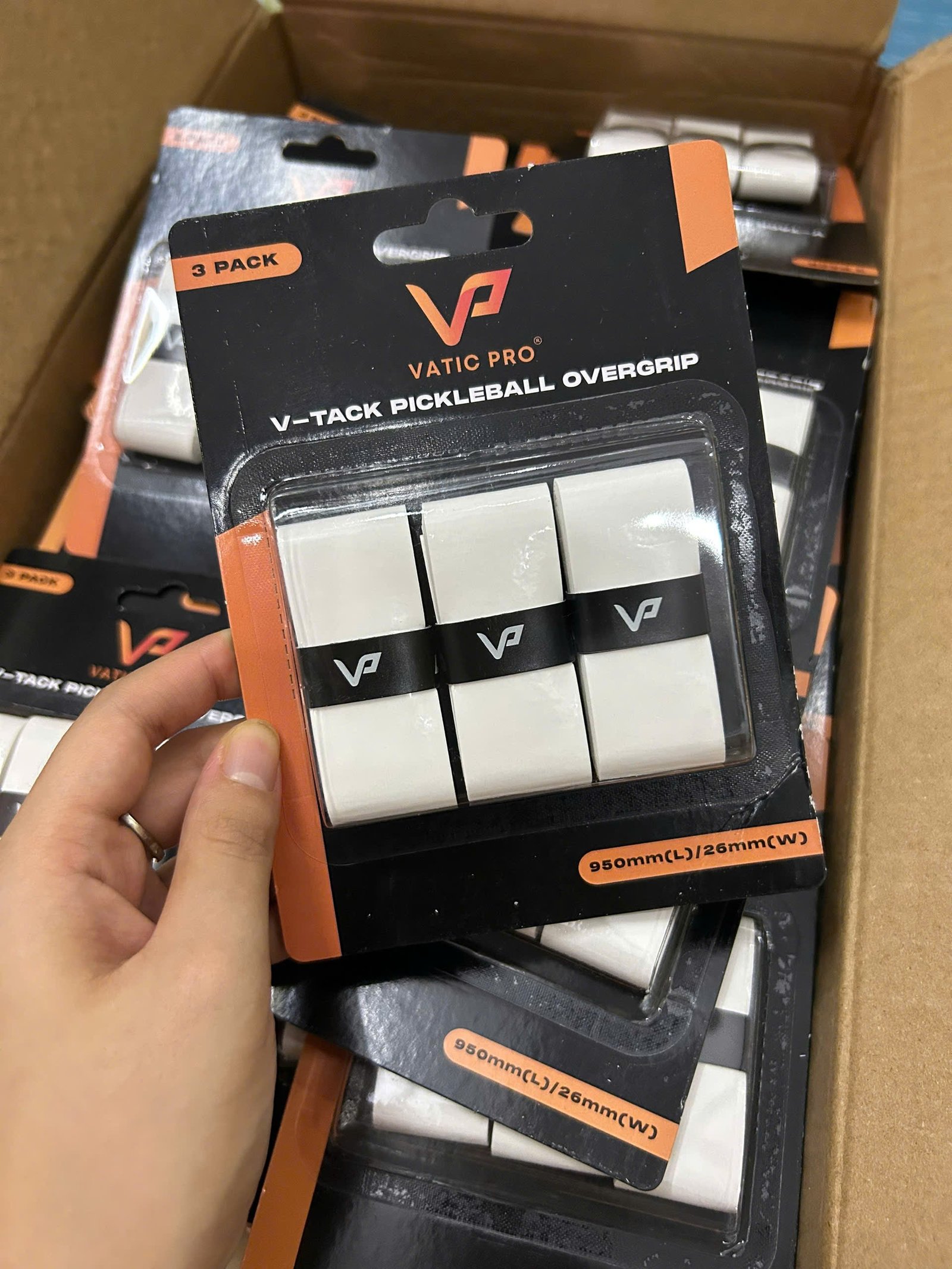 Cuốn cán vợt Pickleball Vatic Pro V-Tack Overgrips